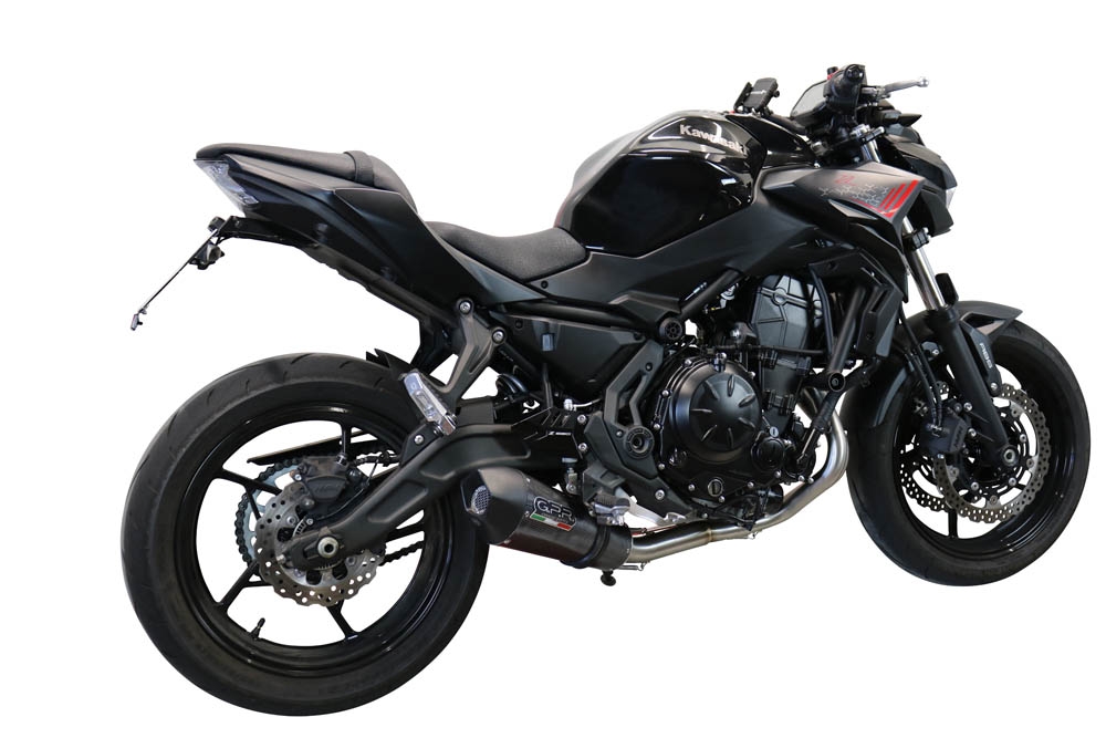 GPR exhaust compatible with  Kawasaki Z-650 2017-2020, Gpe Ann. Poppy, Full system exhaust, including removable db killer 