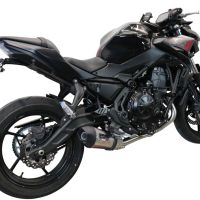 GPR exhaust compatible with  Kawasaki Z-650 2017-2020, Gpe Ann. Titanium, Full system exhaust, including removable db killer 