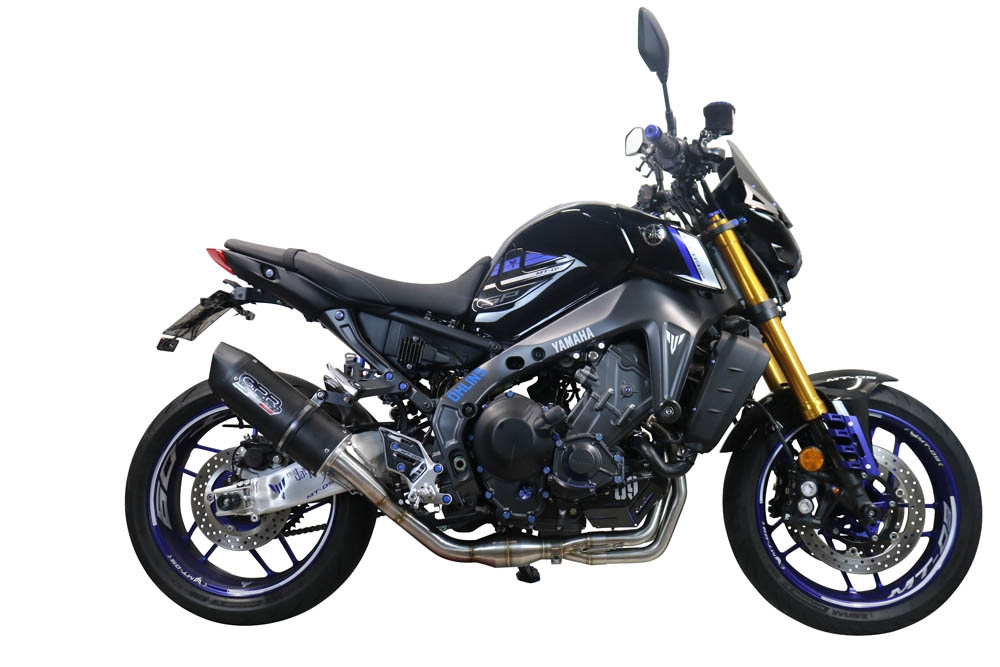 GPR exhaust compatible with  Yamaha XSR900 2022-2023, Furore Evo4 Nero, Full system exhaust, including removable db killer 