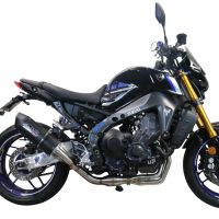 GPR exhaust compatible with  Yamaha XSR900 2022-2023, Furore Evo4 Nero, Full system exhaust, including removable db killer 