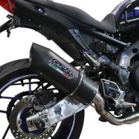 GPR exhaust compatible with  Yamaha FJ-09 2021-2023, Furore Evo4 Nero, Full system exhaust, including removable db killer 