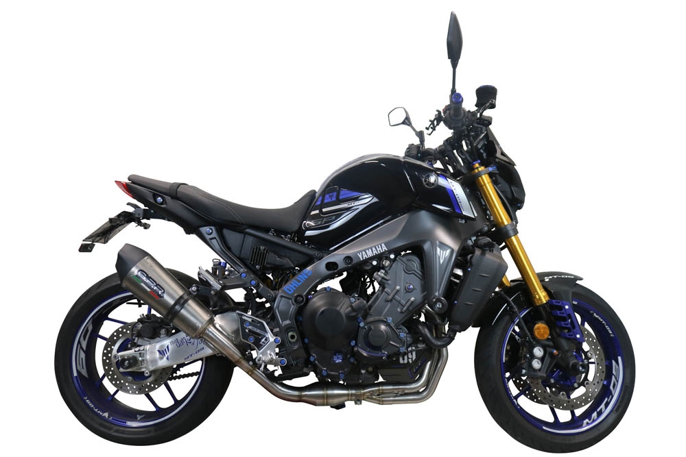 GPR exhaust compatible with  Yamaha XSR900 2022-2023, Gpe Ann. titanium, Full system exhaust, including removable db killer 