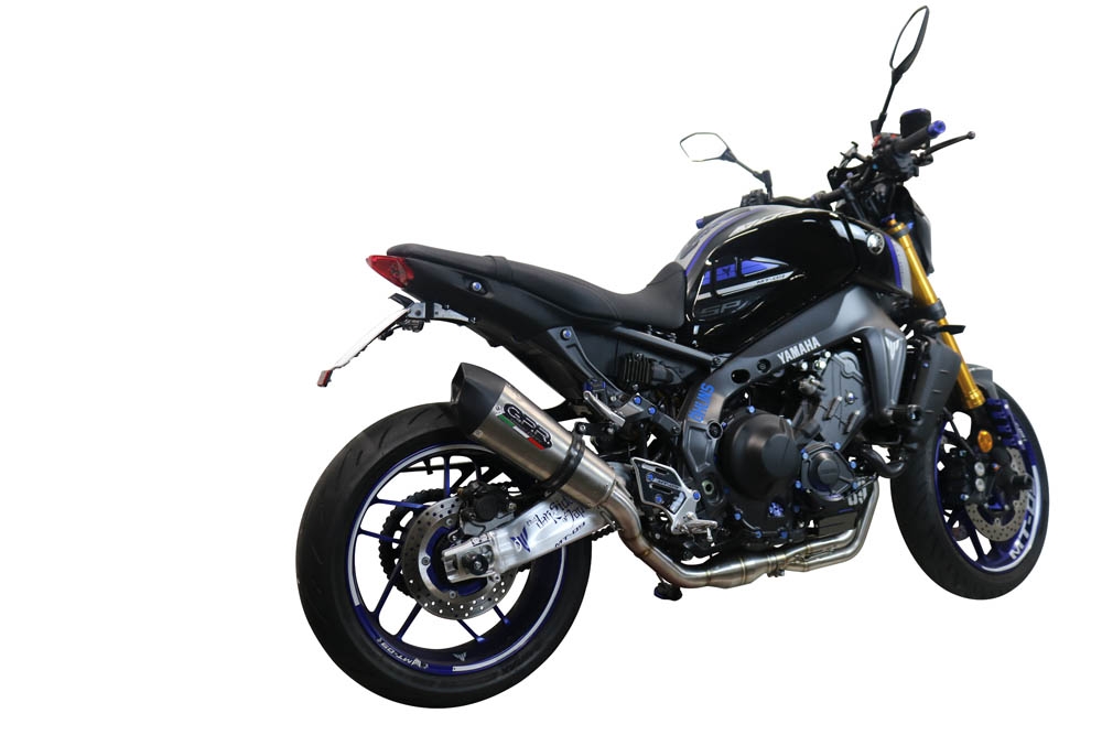 GPR exhaust compatible with  Yamaha XSR900 2022-2023, Gpe Ann. titanium, Full system exhaust, including removable db killer 