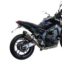 GPR exhaust compatible with  Yamaha FJ-09 2021-2023, Gpe Ann. titanium, Full system exhaust, including removable db killer 