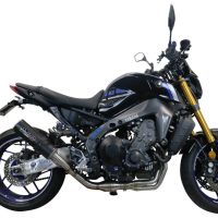 GPR exhaust compatible with  Yamaha XSR900 2022-2023, M3 Black Titanium, Full system exhaust, including removable db killer 