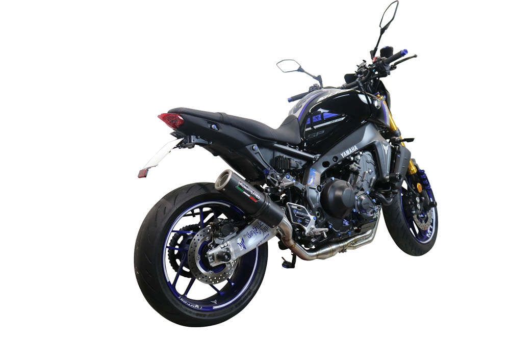 GPR exhaust compatible with  Yamaha XSR900 2022-2023, M3 Black Titanium, Full system exhaust, including removable db killer 