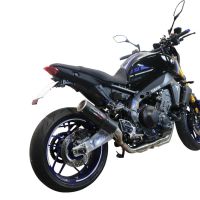 GPR exhaust compatible with  Yamaha FJ-09 2021-2023, M3 Black Titanium, Full system exhaust, including removable db killer 