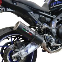 GPR exhaust compatible with  Yamaha FJ-09 2021-2023, M3 Black Titanium, Full system exhaust, including removable db killer 