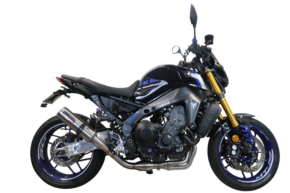 GPR exhaust compatible with  Yamaha FJ-09 2021-2024, M3 Inox , Full system exhaust, including removable db killer 