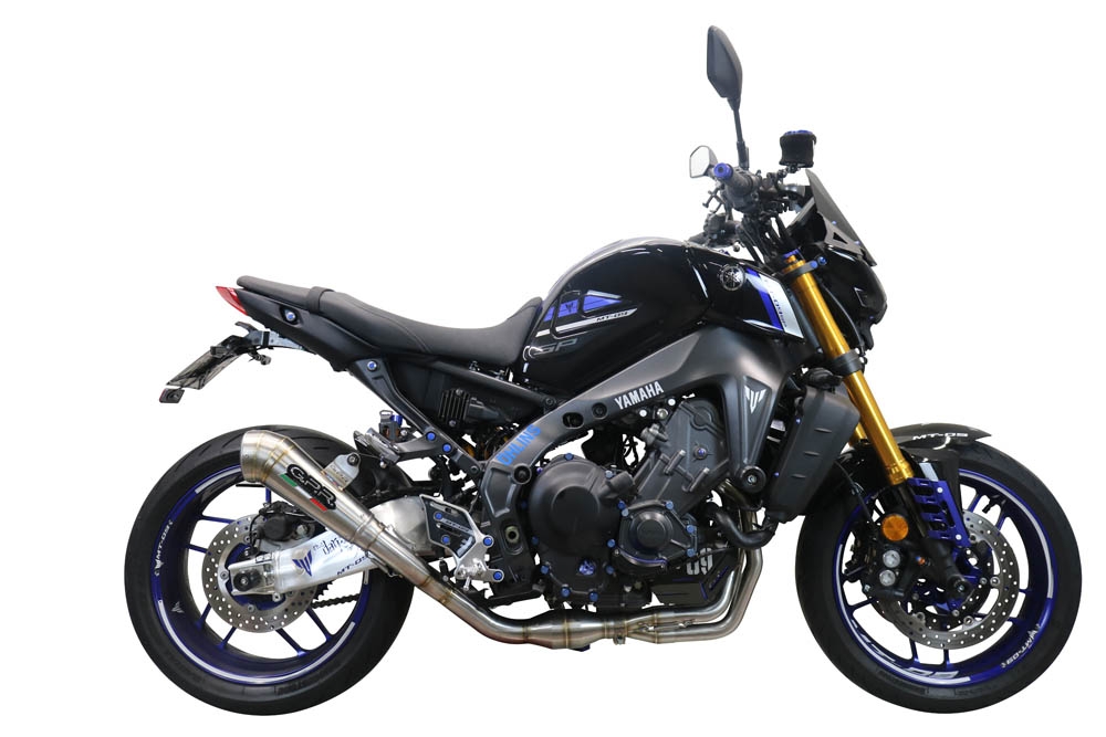 GPR exhaust compatible with  Yamaha XSR900 2022-2023, Powercone Evo, Full system exhaust, including removable db killer 