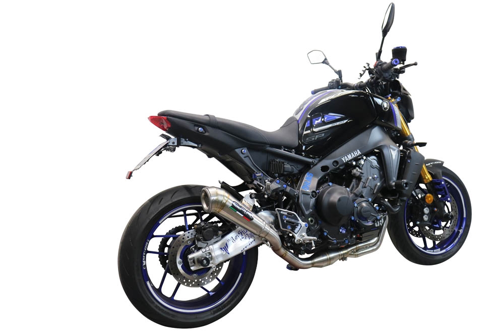 GPR exhaust compatible with  Yamaha FJ-09 2021-2024, Powercone Evo, Full system exhaust, including removable db killer 