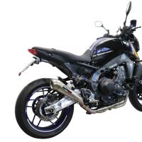 GPR exhaust compatible with  Yamaha FJ-09 2021-2024, Powercone Evo, Full system exhaust, including removable db killer 