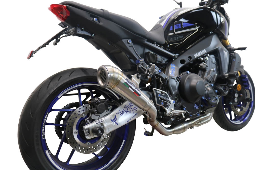 GPR exhaust compatible with  Yamaha FJ-09 2021-2024, Powercone Evo, Full system exhaust, including removable db killer 