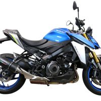 GPR exhaust compatible with  Suzuki GSX-S950 2017-2020, Furore Nero, Full system exhaust, including removable db killer  