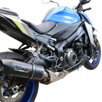 GPR exhaust compatible with  Suzuki GSX-S1000 2017-2020, Furore Nero, Full system exhaust, including removable db killer  