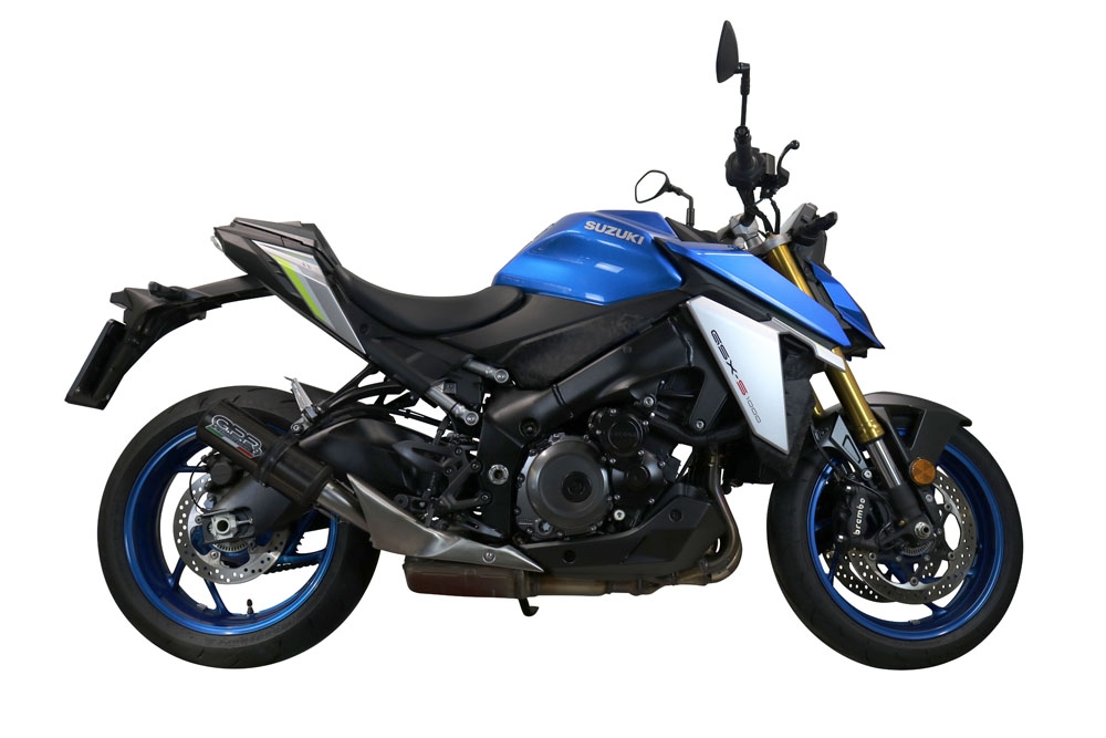 GPR exhaust compatible with  Suzuki GSX-S1000 2015-2016, M3 Black Titanium, Full system exhaust, including removable db killer  