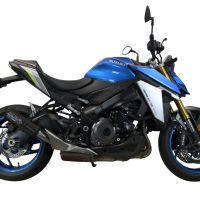 GPR exhaust compatible with  Suzuki GSX-S950 2017-2020, M3 Black Titanium, Full system exhaust, including removable db killer  