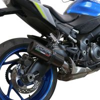 GPR exhaust compatible with  Suzuki GSX-S1000 2015-2016, M3 Titanium Natural, Slip-on exhaust including removable db killer and link pipe 