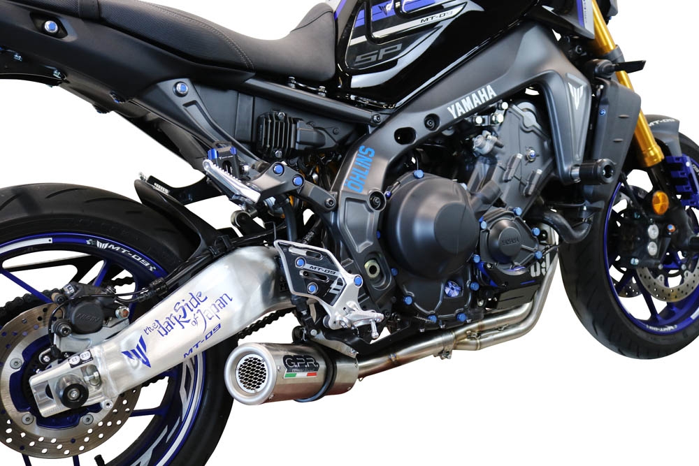 GPR exhaust compatible with  Yamaha FJ-09 2021-2024, M3 Inox , Full system exhaust, including removable db killer 