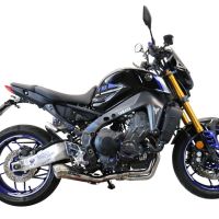 GPR exhaust compatible with  Yamaha FJ-09 2021-2024, Powercone Evo, Full system exhaust, including removable db killer 