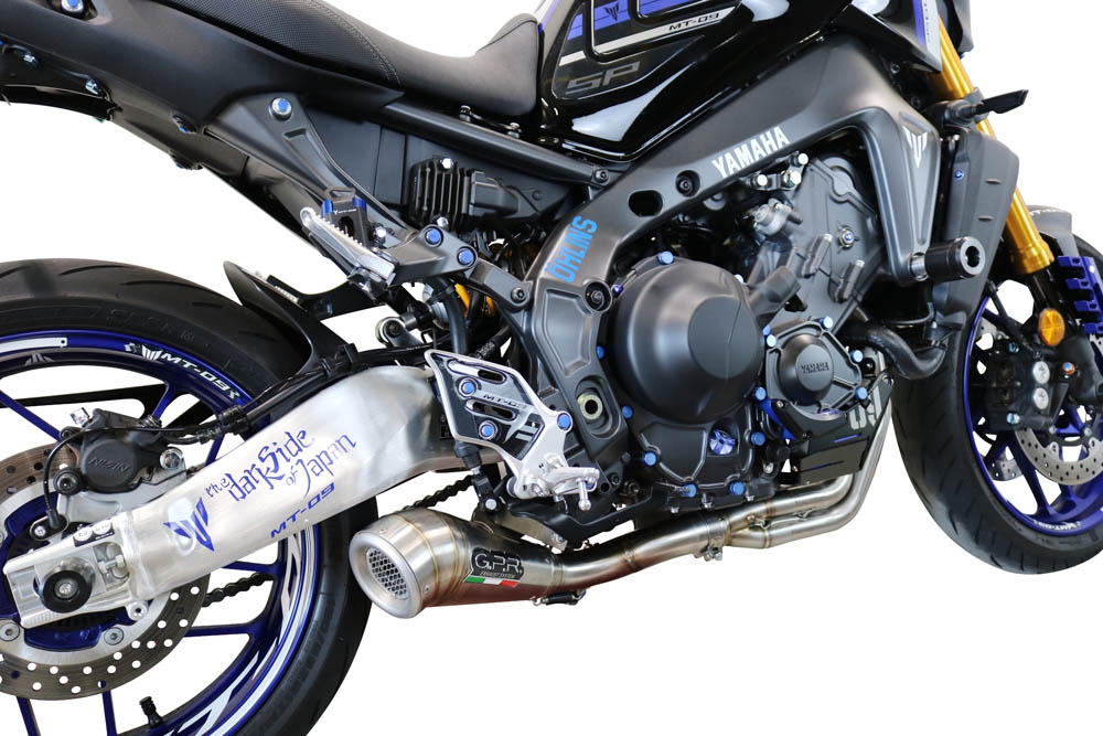 GPR exhaust compatible with  Yamaha FJ-09 2021-2024, Powercone Evo, Full system exhaust, including removable db killer 