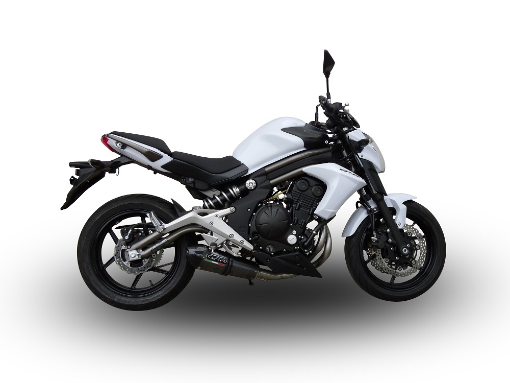 GPR exhaust compatible with  Kawasaki NINJA 650 R 2012-2016, Gpe Ann. Poppy, Full system exhaust, including removable db killer  