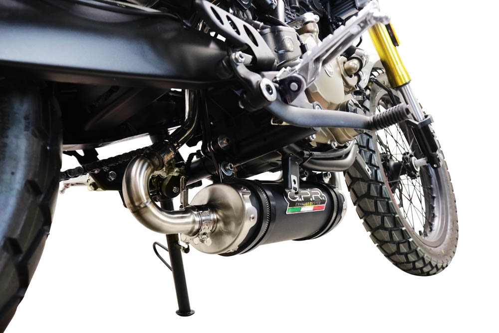 GPR exhaust compatible with  F.B. Mondial Sport Classic 125 - Pagani 1948 2021-2023, Decatalizzatore, Decat pipe 