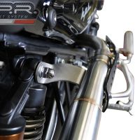 GPR exhaust compatible with  F.B. Mondial Hps 300 2021-2022, F205, Slip-on exhaust including removable db killer and link pipe 