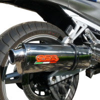 GPR exhaust compatible with  Yamaha FJR1300 2001-2005, Trioval, Dual slip-on including removable db killers and link pipes 