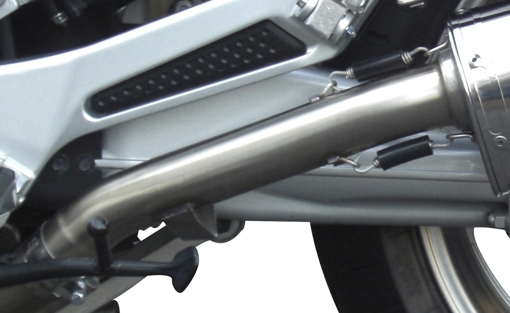 GPR exhaust compatible with  Yamaha FJR1300 2006-2016, Furore Nero, Dual slip-on including removable db killers and link pipes 