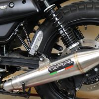 GPR exhaust compatible with  Moto Guzzi V7 III Special-Stone-Carbon 2017-2018, Vintacone, Full system exhaust 