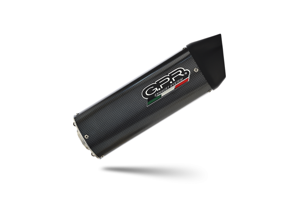 GPR exhaust compatible with  Ktm 690 Enduro R  2019-2020, Furore Evo4 Poppy, Slip-on exhaust including link pipe and removable db killer 