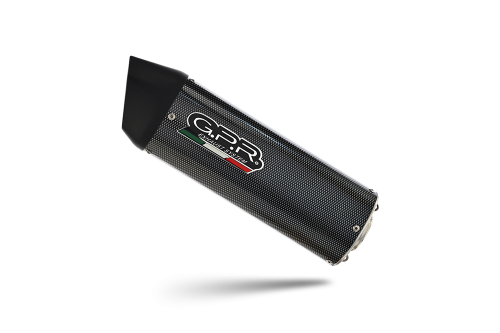 GPR exhaust compatible with  Benelli Bn 125 2018-2020, Furore Evo4 Poppy, Full system exhaust, including removable db killer 