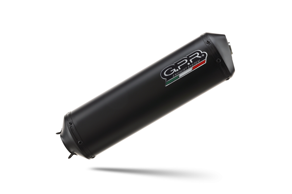 GPR exhaust compatible with  Moto Guzzi Griso 1200 8V 2007-2016, Ghisa , Slip-on exhaust including removable db killer and link pipe 