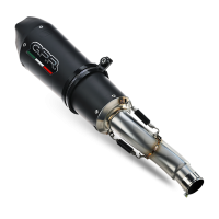 GPR exhaust compatible with  Bmw R1200GS - Adventure 2014-2016, Gpe Ann. Black titanium, Slip-on exhaust including removable db killer and link pipe 