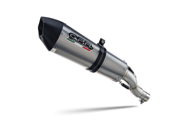GPR exhaust compatible with  Mv Agusta Brutale 1090 R-RR  2010-2016, Gpe Ann. titanium, Slip-on exhaust including removable db killer and link pipe 
