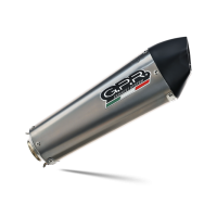 GPR exhaust compatible with  Moto Guzzi V85TT 2019-2020, Gpe Ann. titanium, Slip-on exhaust including link pipe 