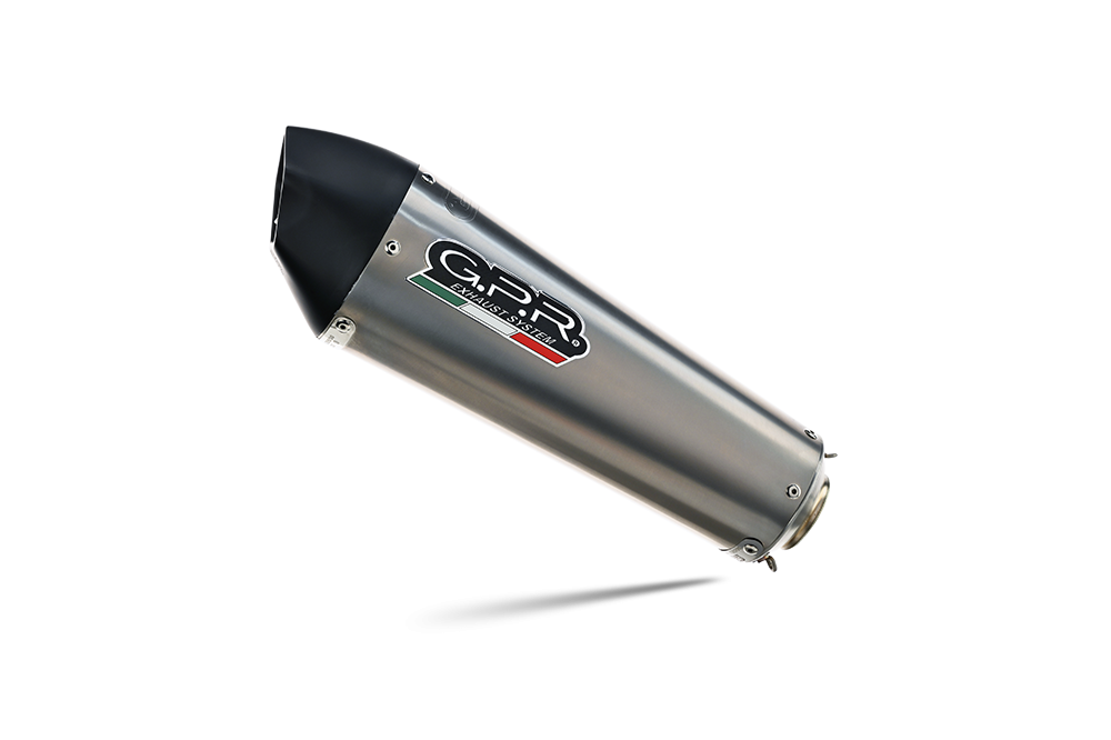 GPR exhaust compatible with  Suzuki Gsx 1250 FA  2009-2014, Gpe Ann. titanium, Slip-on exhaust including removable db killer and link pipe 