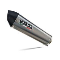 GPR exhaust compatible with  Suzuki Gsx 1250 FA  2009-2014, Gpe Ann. titanium, Slip-on exhaust including removable db killer and link pipe 