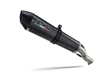 GPR exhaust compatible with  Bmw F850GS - Adventure 2021-2024, GP Evo4 Poppy, Slip-on exhaust including removable db killer and link pipe 