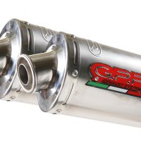 GPR exhaust compatible with  Ducati Monster S2R  2004-2007, Inox Tondo, Mid-full system exhaust including dual silencers 