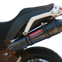 GPR exhaust compatible with  Moto Morini Gran passo 1200 2008-2011, Gpe Ann. Poppy, Slip-on exhaust including removable db killer and link pipe 