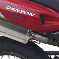 GPR exhaust compatible with  Cagiva Navigator 1000 2000-2005, Trioval, Dual slip-on including removable db killers and link pipes 