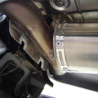 GPR exhaust compatible with  Suzuki GSR600 2006-2011, Titanium Oval , Slip-on exhaust including removable db killer and link pipe 