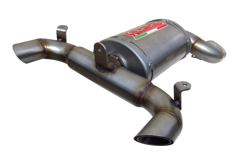 GPR exhaust compatible with  Suzuki GSR600 2006-2011, Titanium Oval , Slip-on exhaust including removable db killer and link pipe 