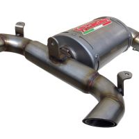 GPR exhaust compatible with  Suzuki GSR600 2006-2011, Titanium Oval , Slip-on exhaust including removable db killer and link pipe 