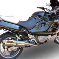 GPR exhaust compatible with  Suzuki Gsf 600 Bandit - S 1995-2005, Trioval, Slip-on exhaust including removable db killer and link pipe 