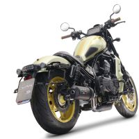 GPR exhaust compatible with  Honda Rebel 1100 2021-2023, Ghisa , Slip-on exhaust including removable db killer and link pipe 