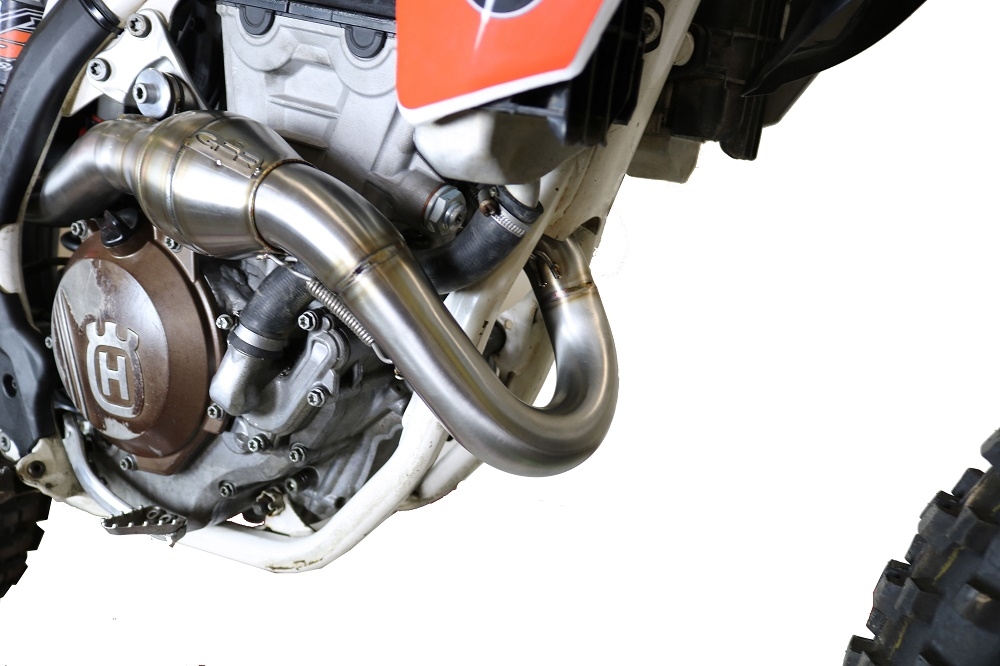 GPR exhaust compatible with  Ktm 450 XC-F 2019-2022, Pentacross FULL Titanium, Full system exhaust, including removable db killer/spark arrestor 