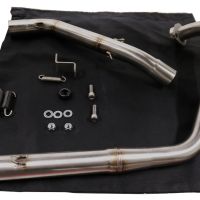 GPR exhaust compatible with  Zontes Gk 125 2022-2024, Albus Ceramic, Full system exhaust, including removable db killer 